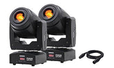 2x Pack de spots à tête mobile Equinox Fusion 100